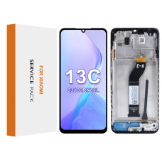 Дисплей Xiaomi Redmi 13C 5G, Poco C65 (ver. V3), з тачскріном, в рамці, Service Pack