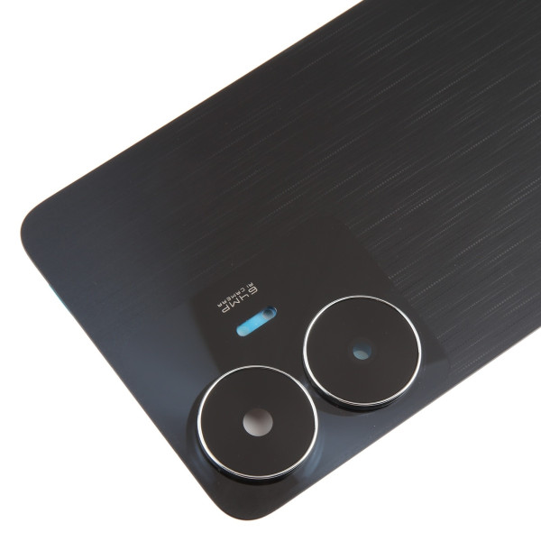 Задня кришка Realme C55, Black, зі склом камери