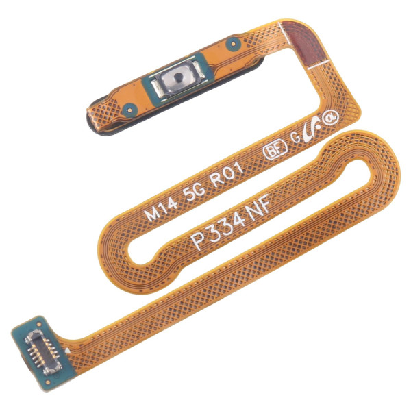 Шлейф Samsung M146B Galaxy M14, сканер відбитка пальця, Light Blue