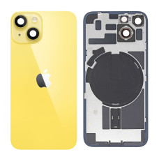 Задня кришка iPhone 14, зі склом камери і MagSafe магнітами, Yellow