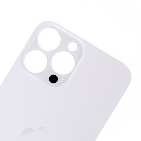 Задня кришка iPhone 13 Pro Max, великий виріз під камеру, White