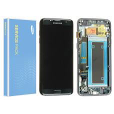 Дисплей Samsung G935 Galaxy S7 Edge (GH97-18533A) в рамці, Service Pack Original, Black