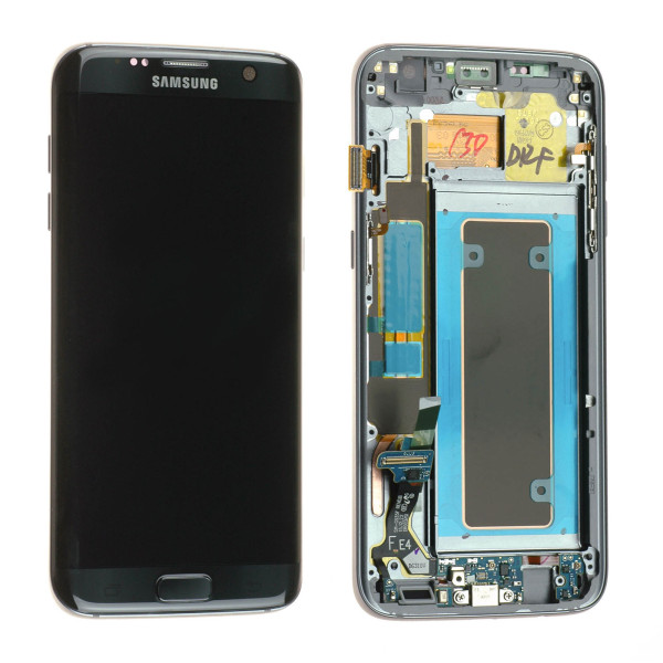Дисплей Samsung G935 Galaxy S7 Edge (GH97-18533A) в рамці, Service Pack Original, Black