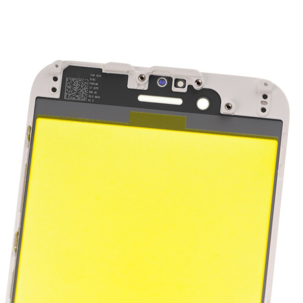 Скло дисплея iPhone 6, з рамкою та плівкою OCA, Original, White