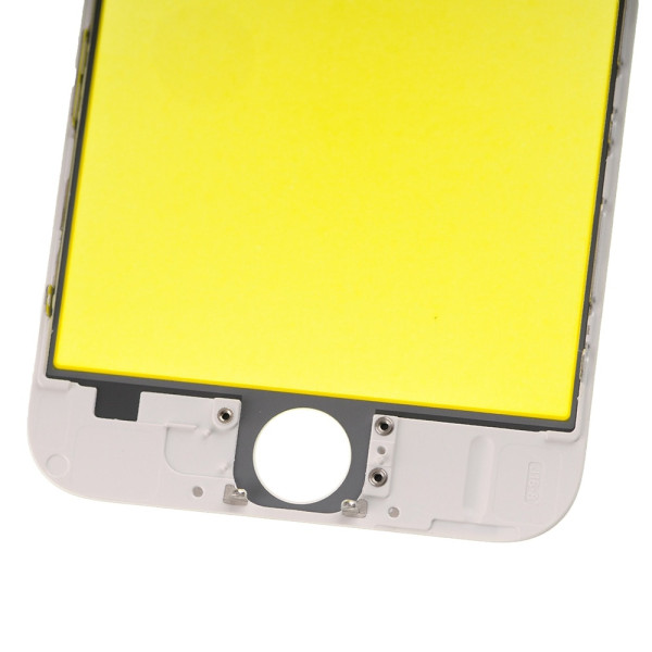 Скло дисплея iPhone 6, з рамкою та плівкою OCA, Original, White