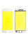 Скло дисплея iPhone 6S, з рамкою та плівкою OCA, Original, White