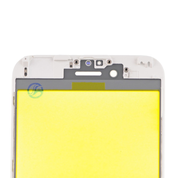 Скло дисплея iPhone 6S, з рамкою та плівкою OCA, Original, White
