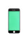 Скло дисплея iPhone 7, з рамкою та плівкою OCA, Original, Black