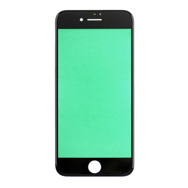 Скло дисплея iPhone 7, з рамкою та плівкою OCA, Original, Black