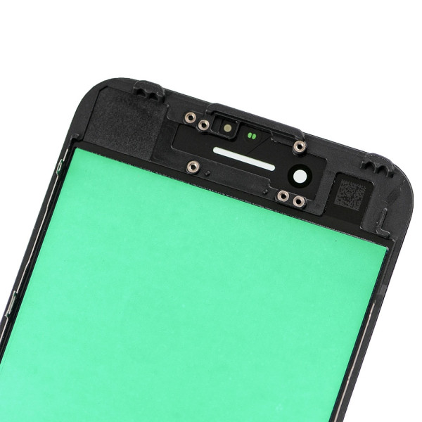 Скло дисплея iPhone 7, з рамкою та плівкою OCA, Original, Black