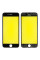 Скло дисплея iPhone 6, з рамкою та плівкою OCA, Original, Black