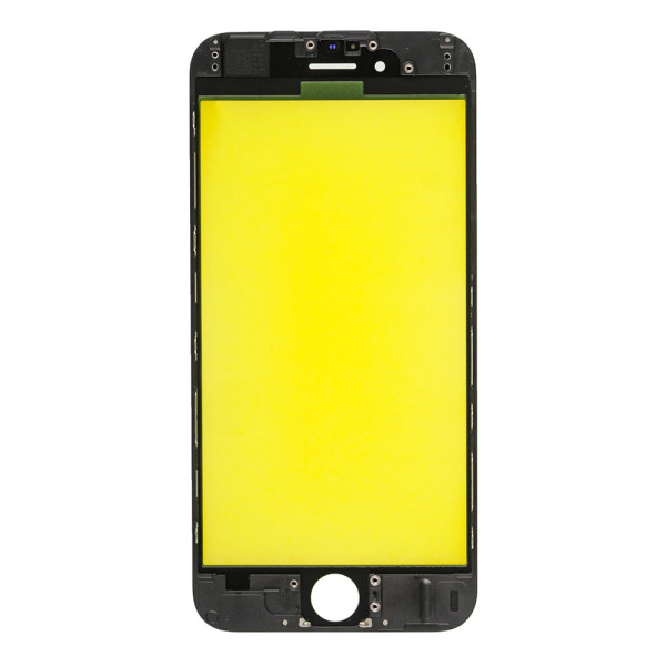 Скло дисплея iPhone 6, з рамкою та плівкою OCA, Original, Black