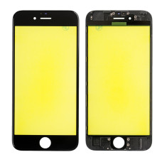 Скло дисплея iPhone 6S, з рамкою та плівкою OCA, Original, Black