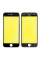 Скло дисплея iPhone 6S, з рамкою та плівкою OCA, Original, Black