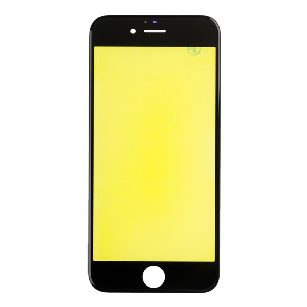 Скло дисплея iPhone 6S, з рамкою та плівкою OCA, Original, Black