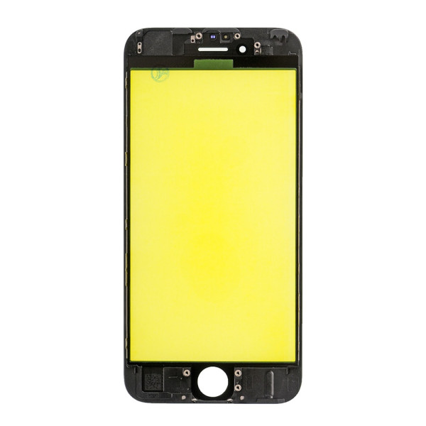 Скло дисплея iPhone 6S, з рамкою та плівкою OCA, Original, Black