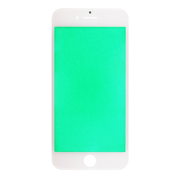 Скло дисплея iPhone 7, з рамкою та плівкою OCA, Original, White