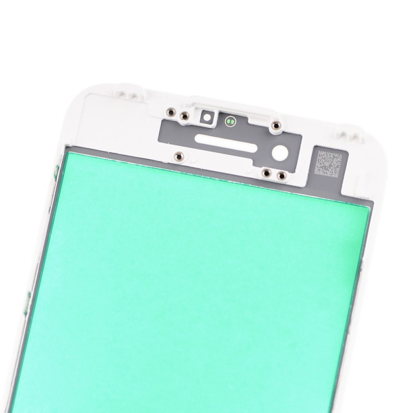 Скло дисплея iPhone 7, з рамкою та плівкою OCA, Original, White