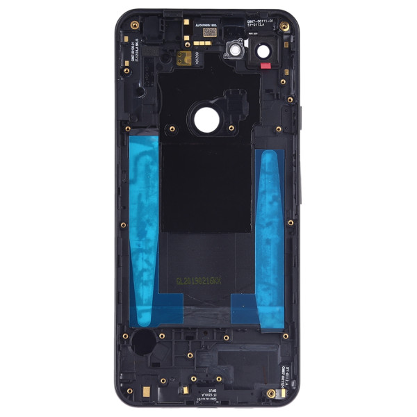 Задня кришка Google Pixel 3a XL, зі склом камери, Original, Black
