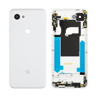 Задня кришка Google Pixel 3a, зі склом камери, Original, White