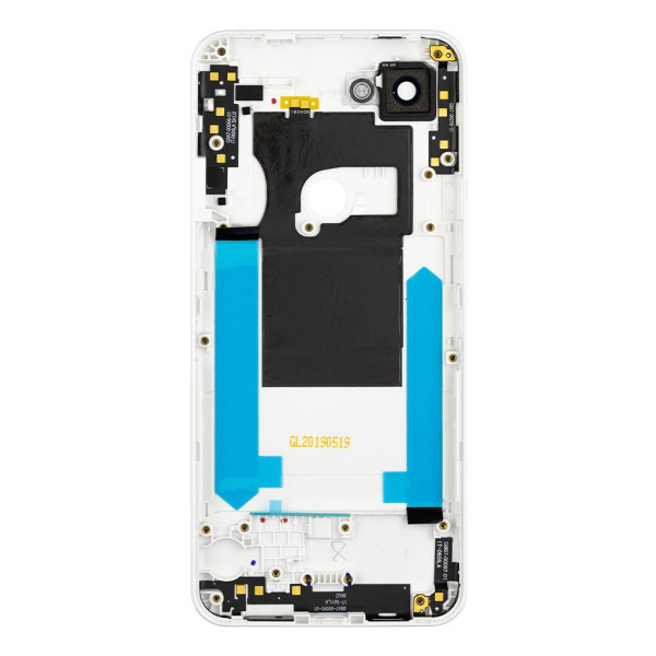 Задня кришка Google Pixel 3a, зі склом камери, Original, White
