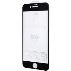 Захисне скло iPhone 7 Plus, iPhone 8 Plus (5D) Full Glue, Black