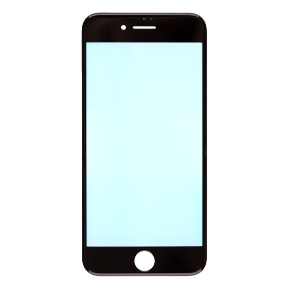 Скло дисплея iPhone 8, з рамкою та плівкою OCA, Original, Black