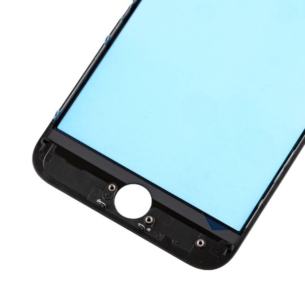 Скло дисплея iPhone 8, з рамкою та плівкою OCA, Original, Black