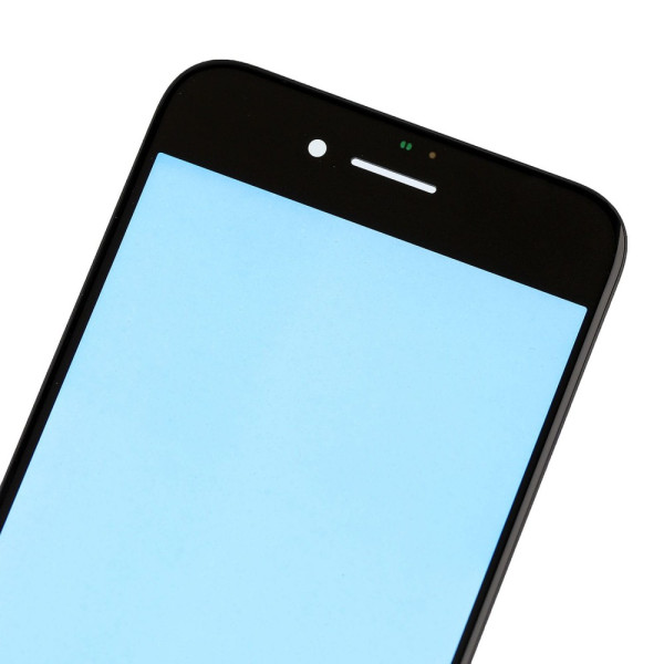 Скло дисплея iPhone 8, з рамкою та плівкою OCA, Original, Black
