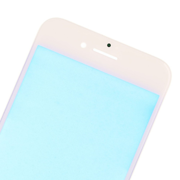 Скло дисплея iPhone 8, з рамкою та плівкою OCA, Original, White