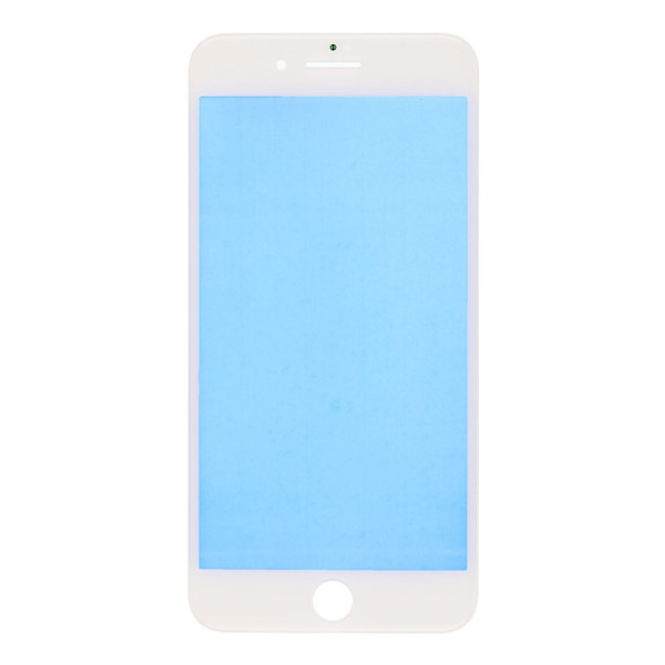 Скло дисплея iPhone 8 Plus, з рамкою та плівкою OCA, Original, White