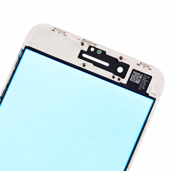 Скло дисплея iPhone 8 Plus, з рамкою та плівкою OCA, Original, White