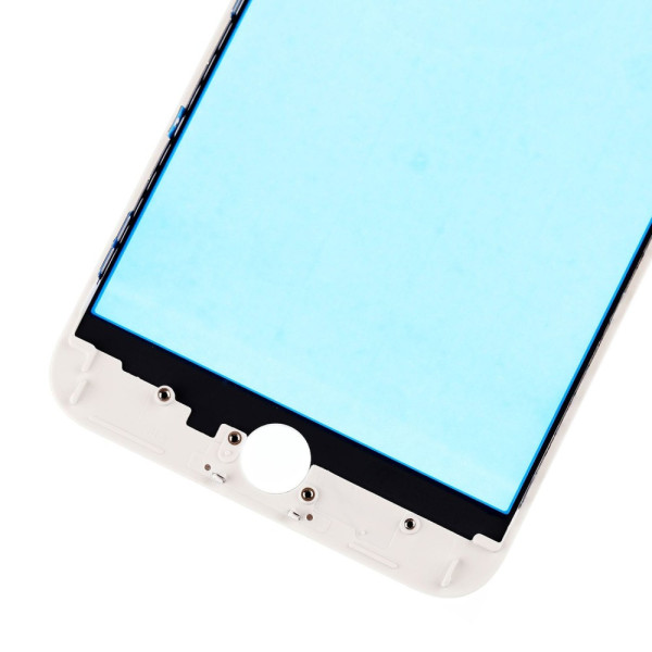 Скло дисплея iPhone 8 Plus, з рамкою та плівкою OCA, Original, White