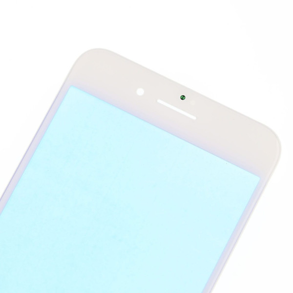 Скло дисплея iPhone 8 Plus, з рамкою та плівкою OCA, Original, White