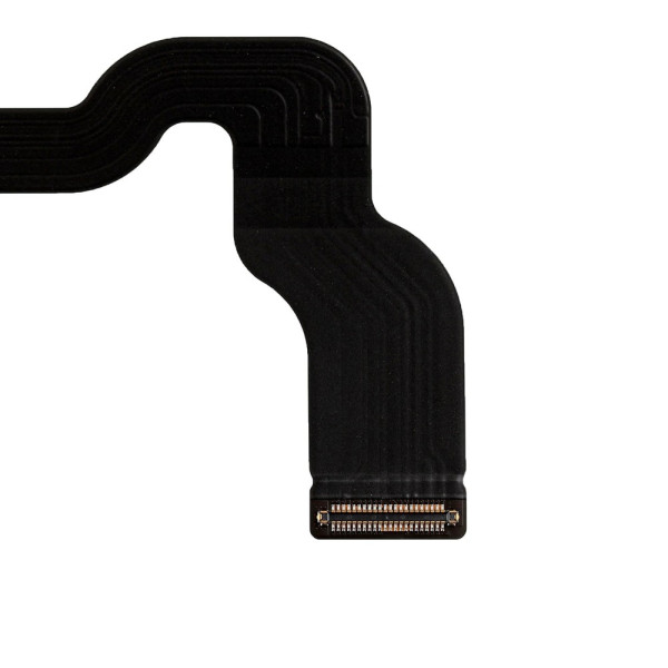 Шлейф iPhone X, конектор зарядки, мікрофон, Black, Original