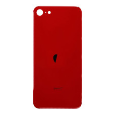 Задня кришка iPhone SE 2020, iPhone SE 2022, великий виріз під камеру, Red