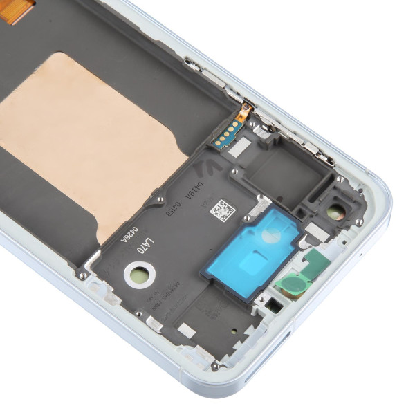 Дисплей Samsung A556 Galaxy A55, з тачскріном, в рамці, Ice Blue, Original