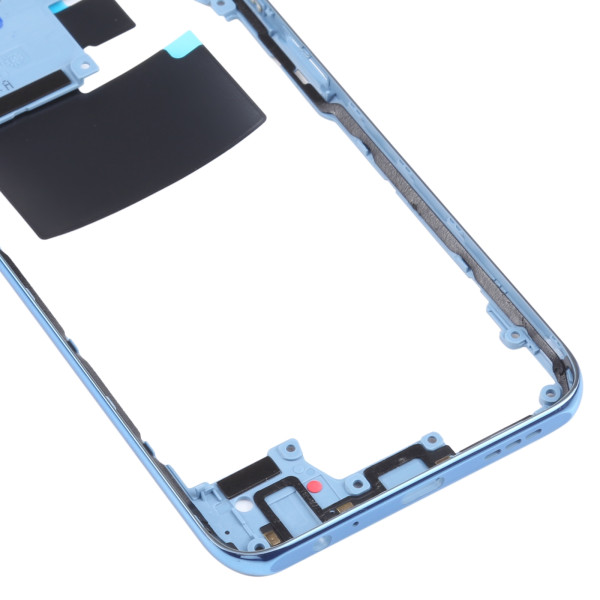 Середня частина корпусу Xiaomi Redmi Note 10 4G, Redmi Note 10s, Blue
