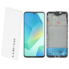 Дисплей Samsung A166 Galaxy A16 5G, з тачскріном, в рамці, Original
