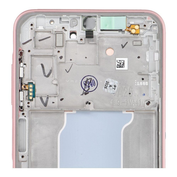 Дисплей Samsung A266 Galaxy A26 5G, з тачскріном, в рамці, Pink, Service