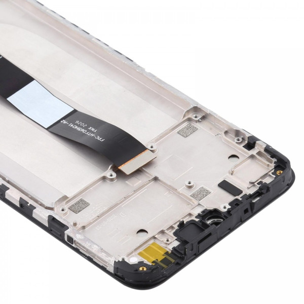 Дисплей Xiaomi Redmi 9A, Redmi 9C, Redmi 10A, з тачскріном, в рамці, Black