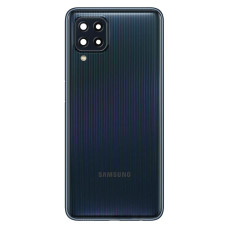 Задня кришка Samsung M325 Galaxy M32, Black, зі склом камери