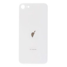 Задня кришка iPhone SE 2020, iPhone SE 2022, великий виріз під камеру, White