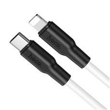 Кабель Hoco X21 Plus Type-C to Lightning 3A 20W PD (1m) White