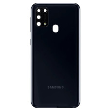 Задня кришка Samsung M315 Galaxy M31, зі склом камери, Black