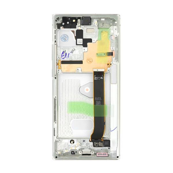 Дисплей Samsung N985 Galaxy Note 20 Ultra, з тачскріном, в рамціі, Service Pack Original, White