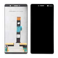 Дисплей Nokia 7 Plus (TA-1046) з тачскріном, OEM, Black