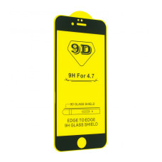 Захисне скло iPhone 6, iPhone 6S (2.5D) Full Glue, Black