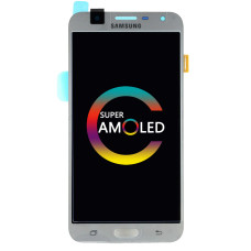 Дисплей Samsung J701 Galaxy J7 Neo (GH97-20904C) з тачскріном, Service Pack Original, Silver