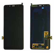 Дисплей Samsung A730 Galaxy A8 Plus, з тачскріном, Service Pack Original, Black